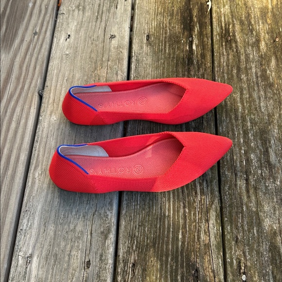 Rothy’s The Point Flame Red 8.5 - Picture 4 of 13